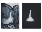 Joey Fauerso; Yosemite Fall, 2012; watercolor on paper; 22 x 18 in. each (diptych)
